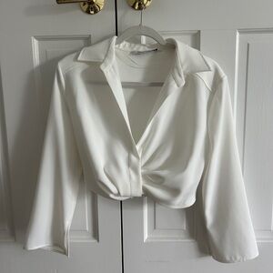 Perfect condition white Zara blouse
